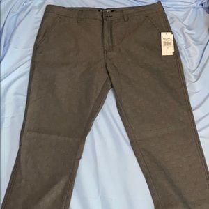 Grey gridlock pants